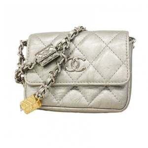 CHANEL Authentic Silver Wallet